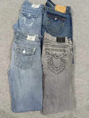 #259 Ladies True Religion Flared Jeans -11