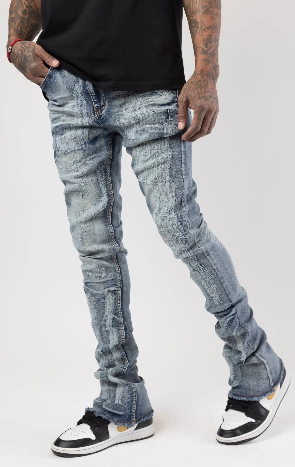 Aiyuk Stacked Jeans