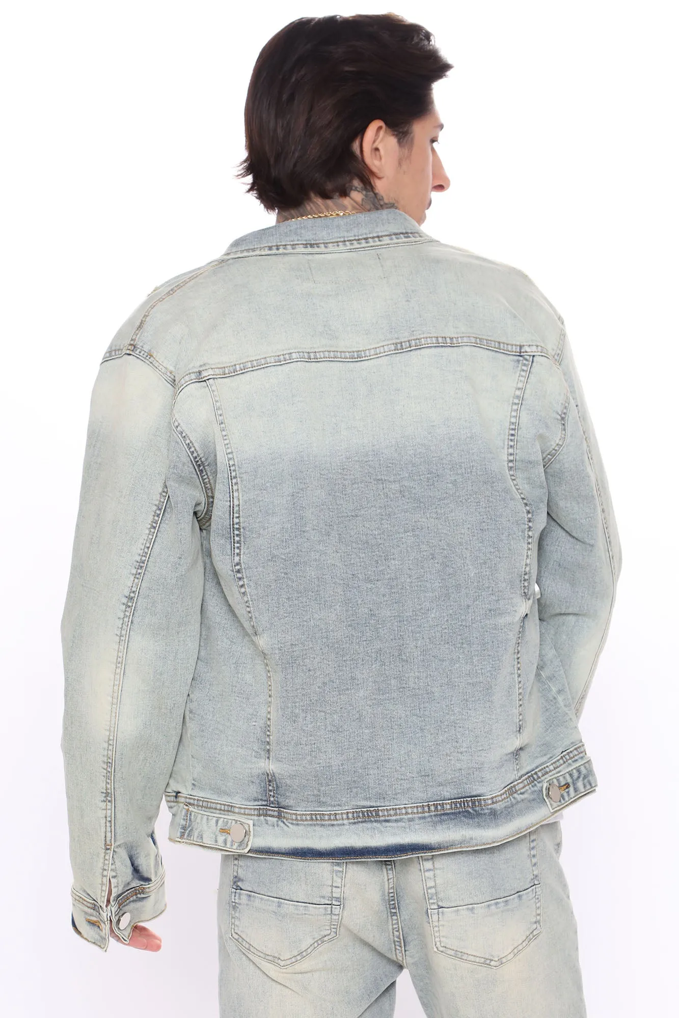 Axel Denim Jacket - Vintage Blue Wash