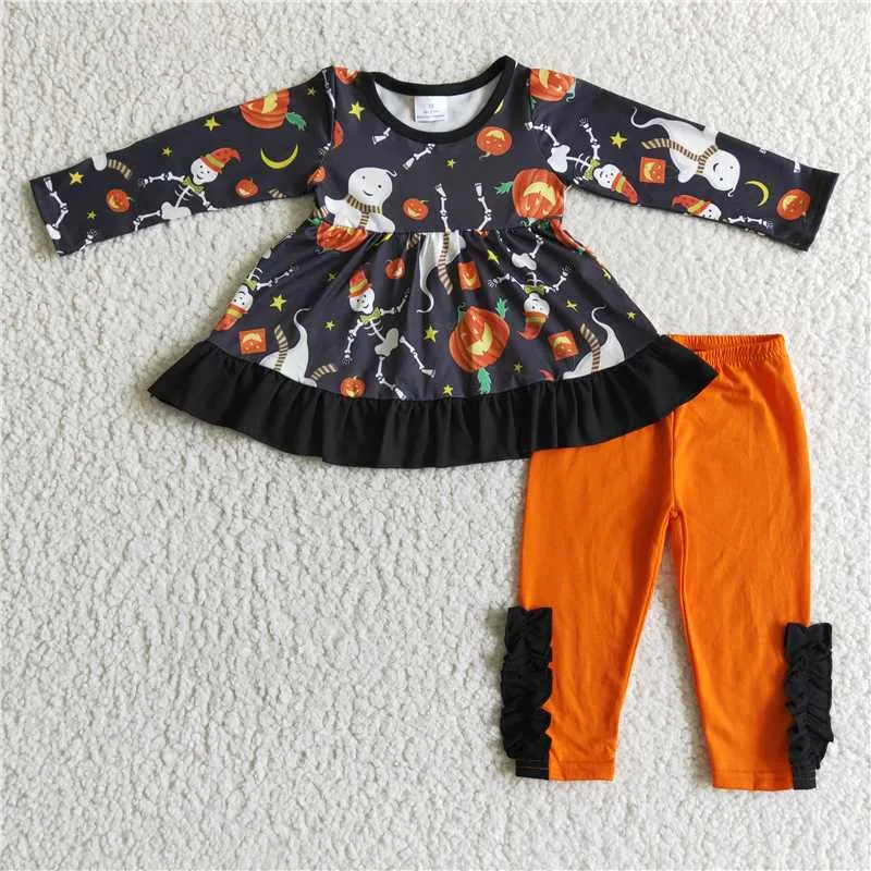 baby girls Halloween tops leggings set GLP0092