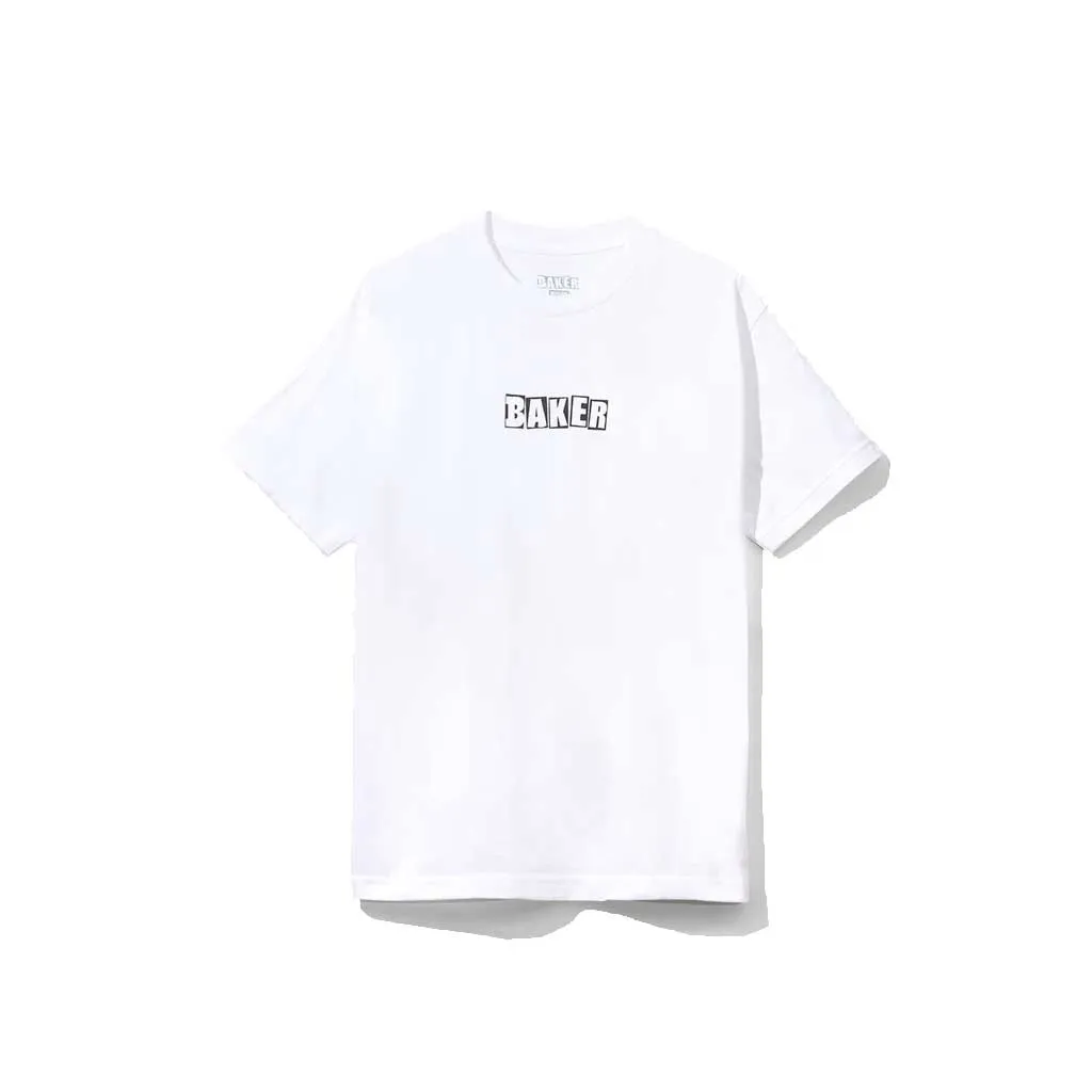 Baker Brand Logo Tee - White