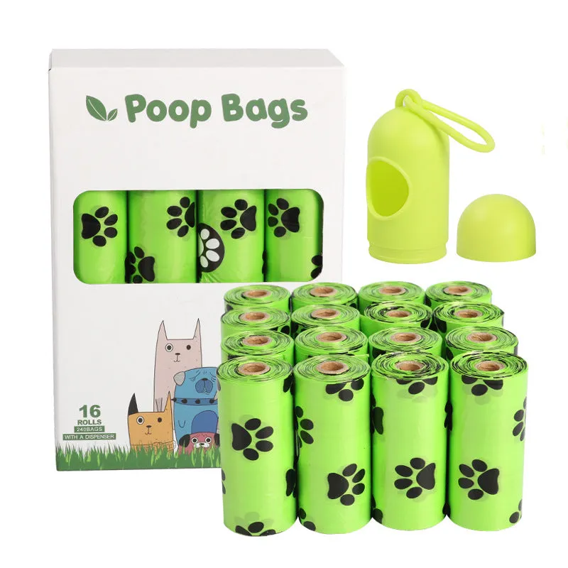 Biodegradable Dog Poop Bags with dispenser