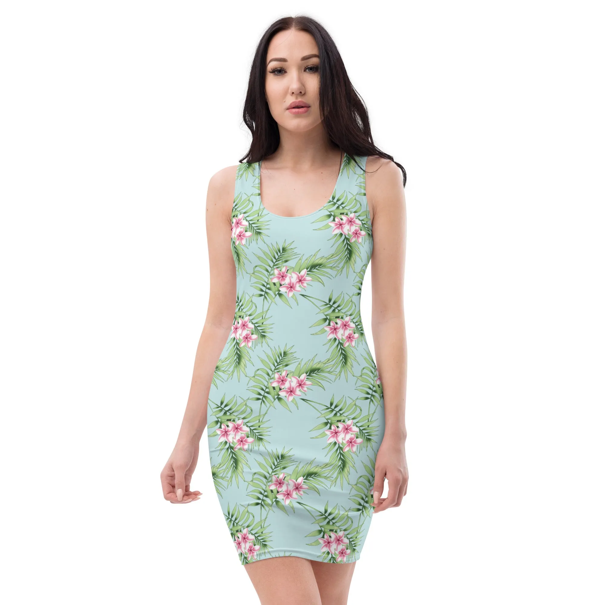 Bodycon Dress Patterns Flowers (Glamourange Luxury Bodycon Dresses Pattern for Women - 0012)