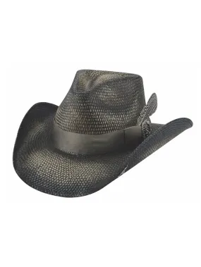 Bullhide SMILE AT ME 5040 Western Straw Hat Distressed Black