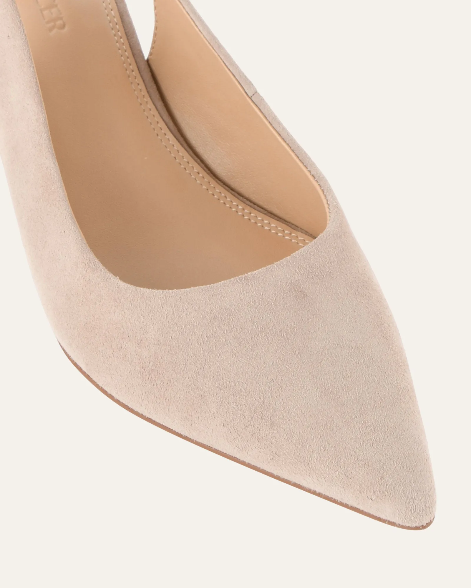 CARA LOW HEELS MUSHROOM SUEDE