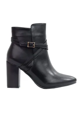 Carris - Block Heeled Ankle Boots For Women