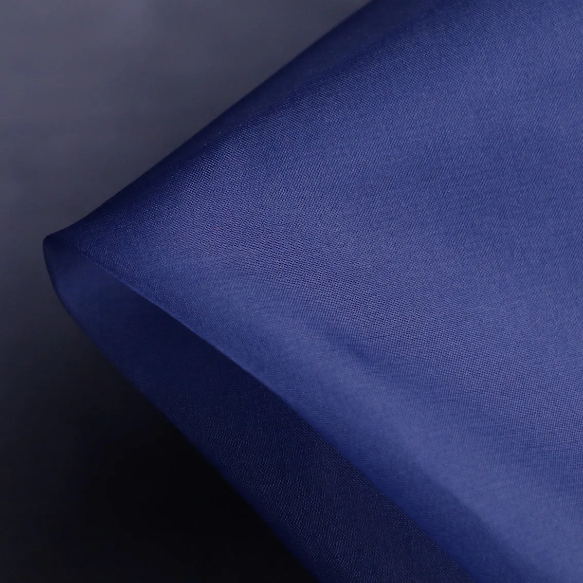 Cobalt Silk Organza