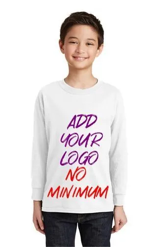 Custom Heavy Cotton Youth Long Sleeve T-Shirt  5400B