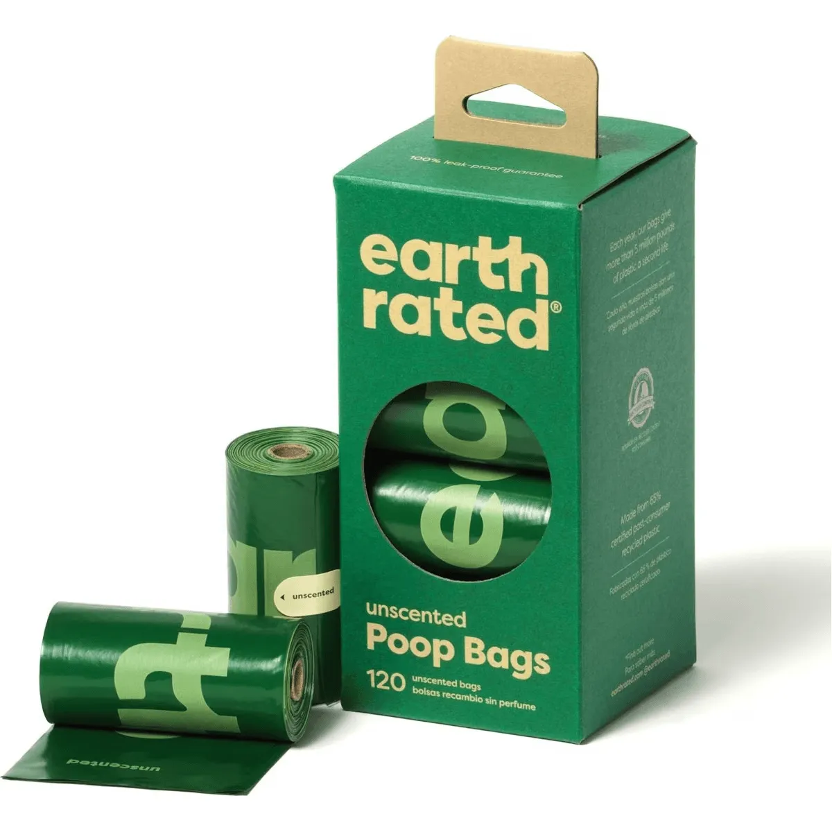 Earth Rated Eco-Friendly Unscented Poop Bags