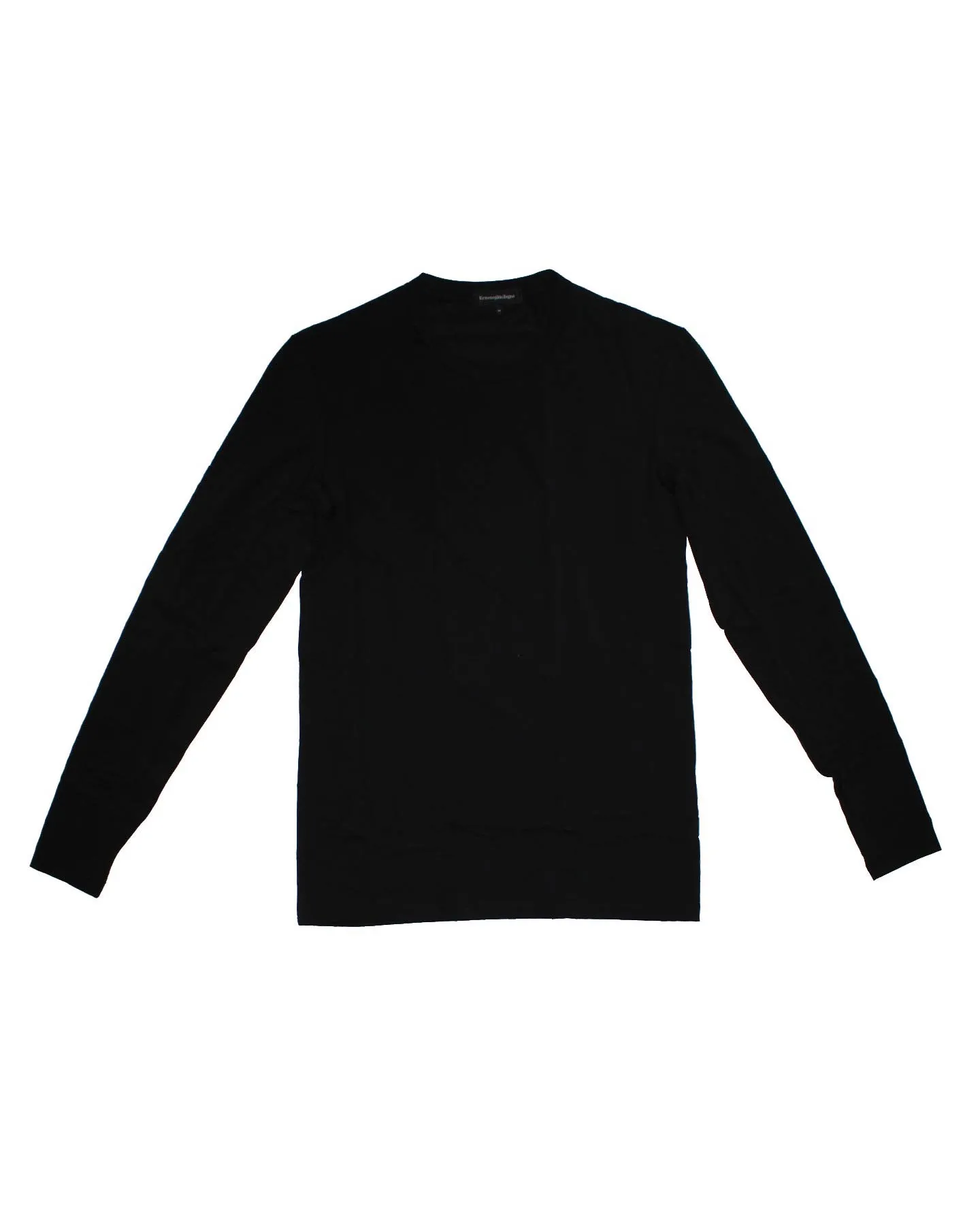 Ermenegildo Zegna Long Sleeve T-Shirt Black XXL Undershirt SALE