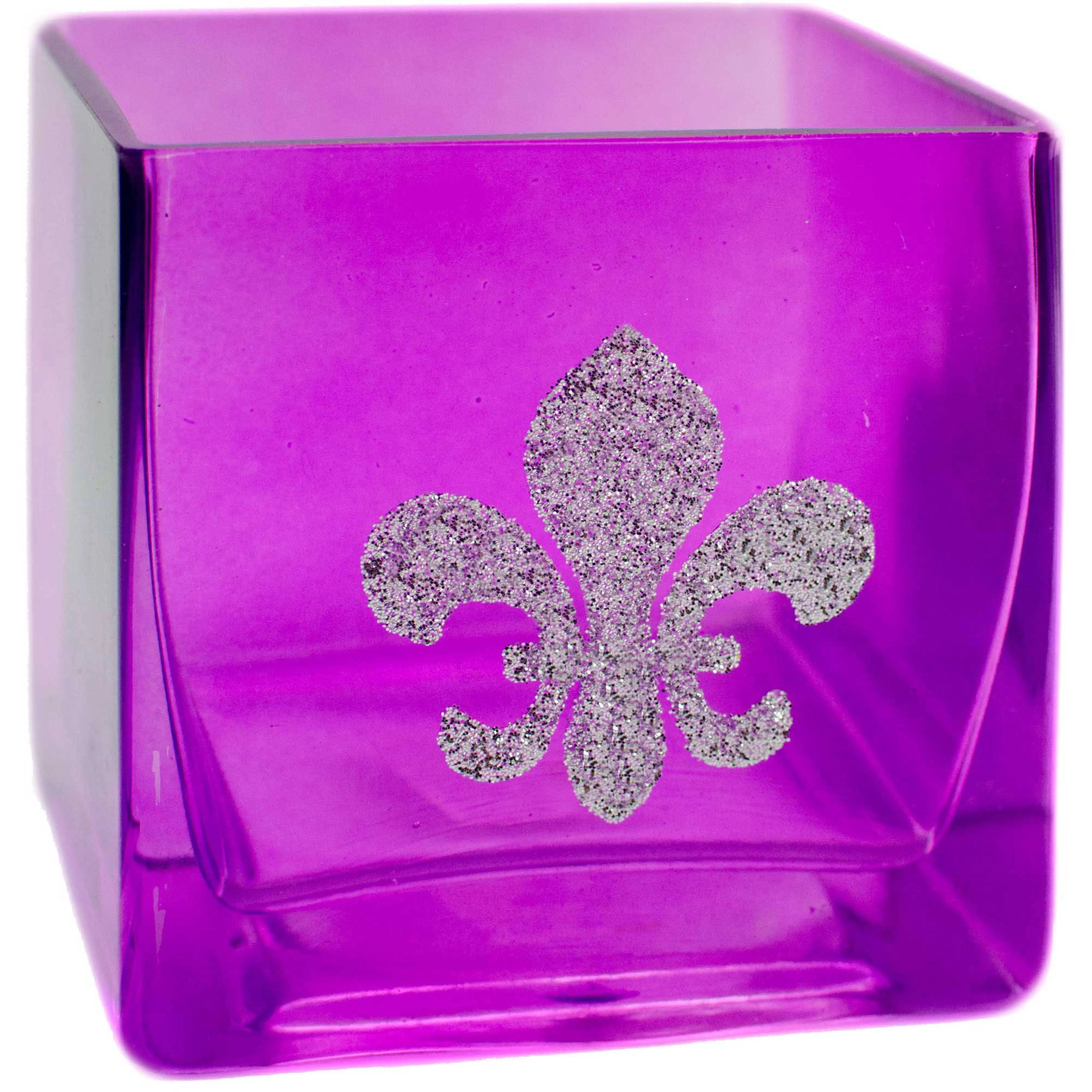 Fleur de Lis Silver Sticker