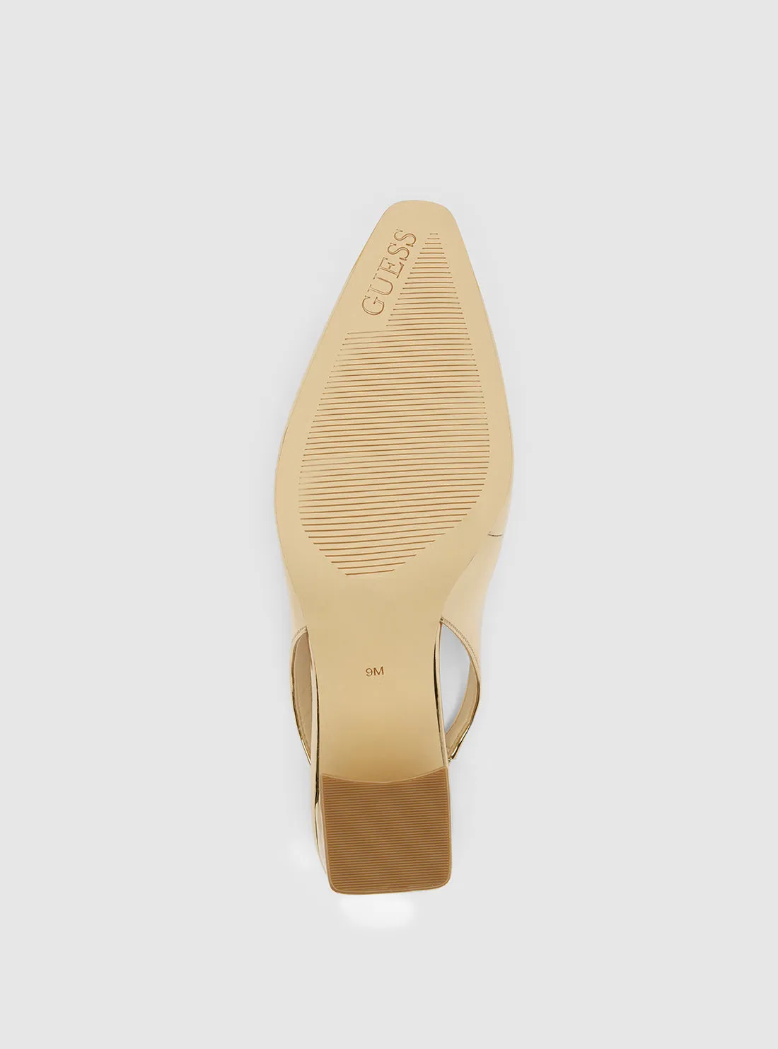 Gold Valinda Block Heel