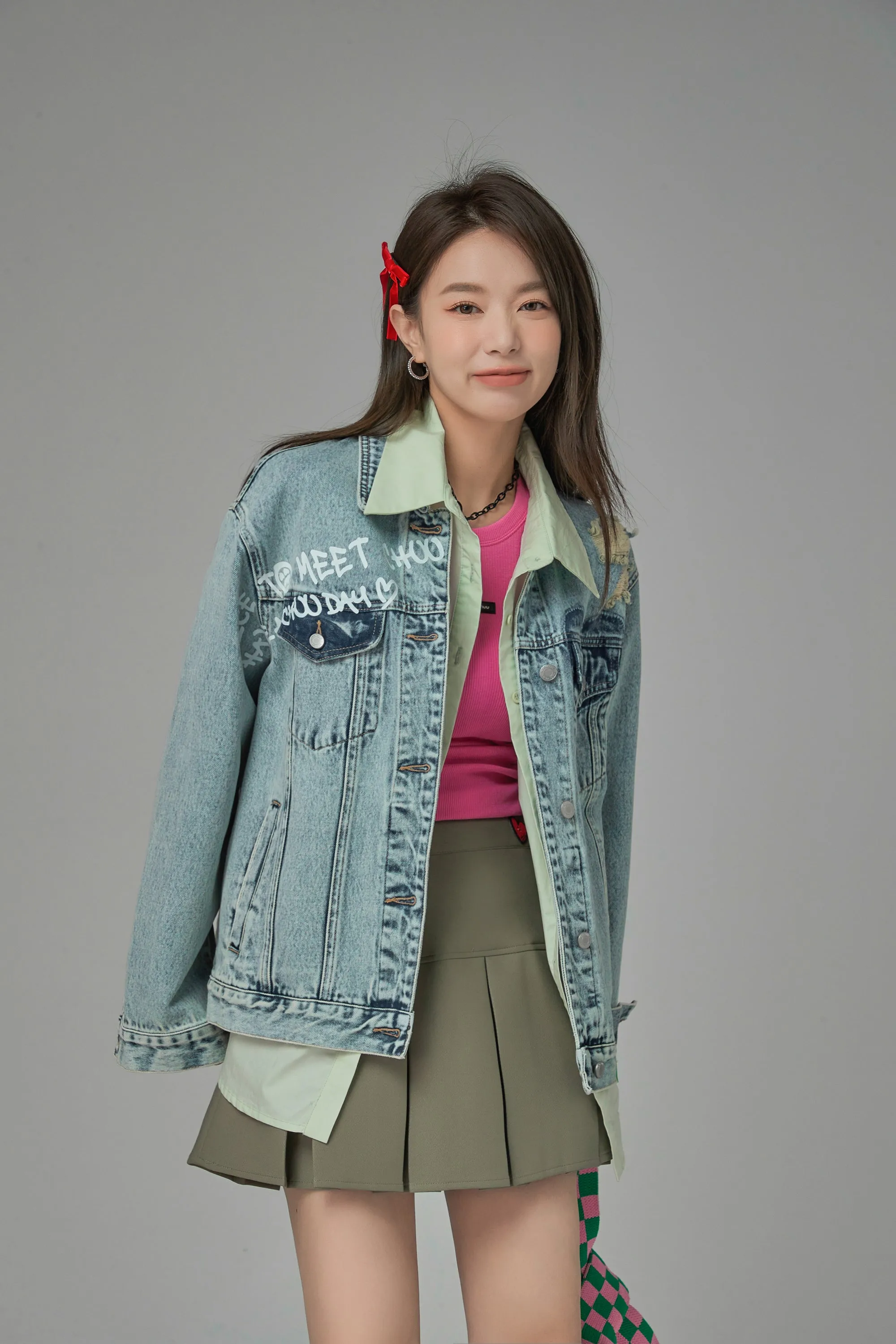 It Will Take Time Denim Jacket