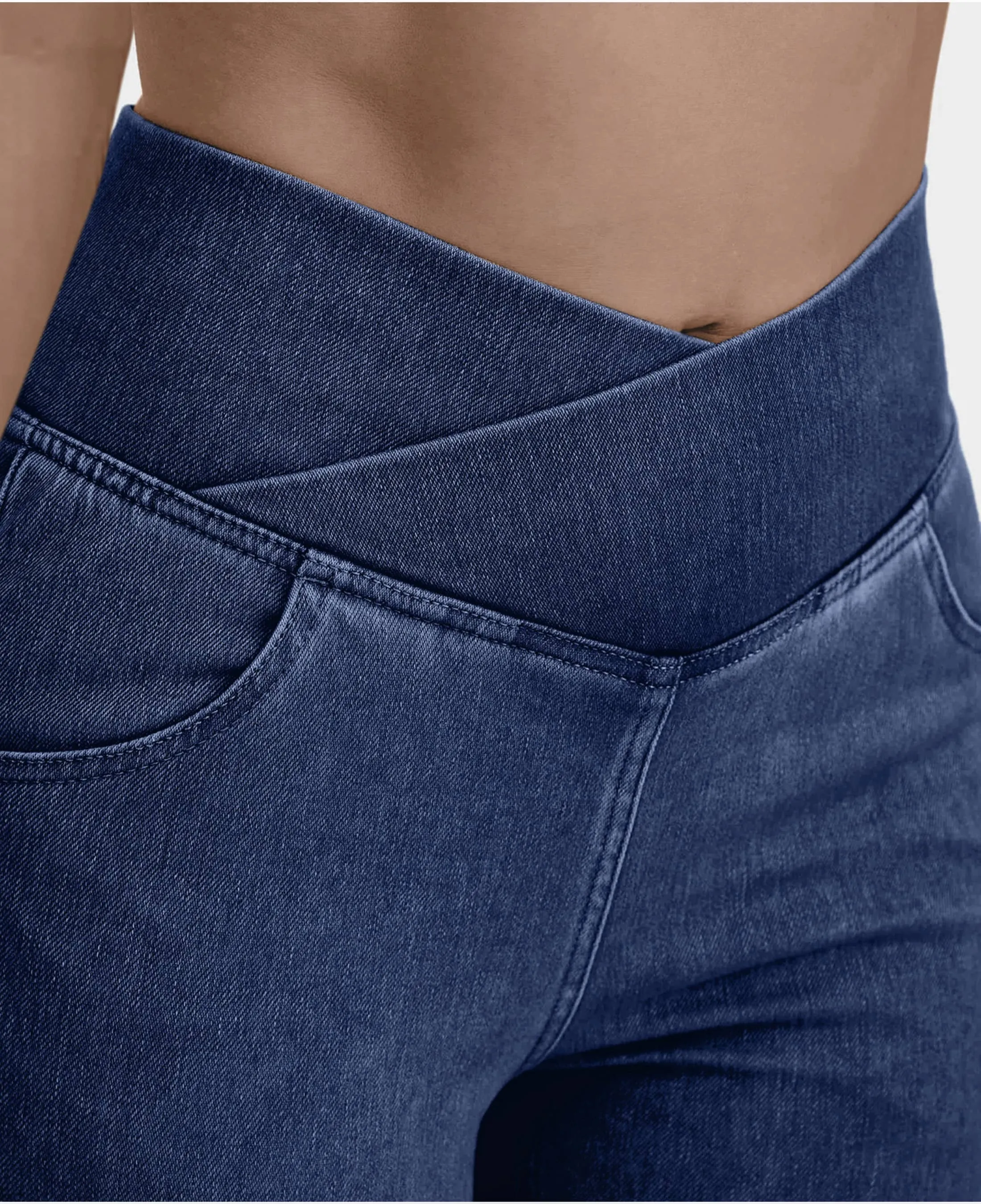 Javiera Jeans | Hoge Taille Uitlopende Jeans