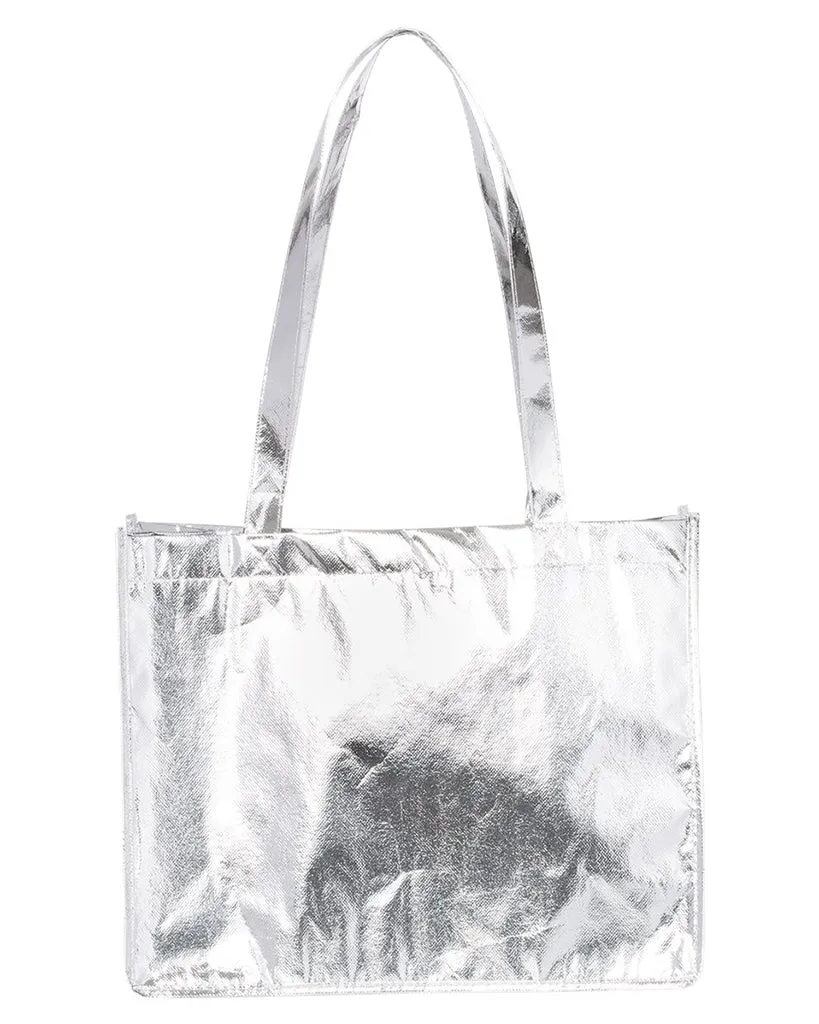 Large Polypropylene Metallic Coating Tote Bag