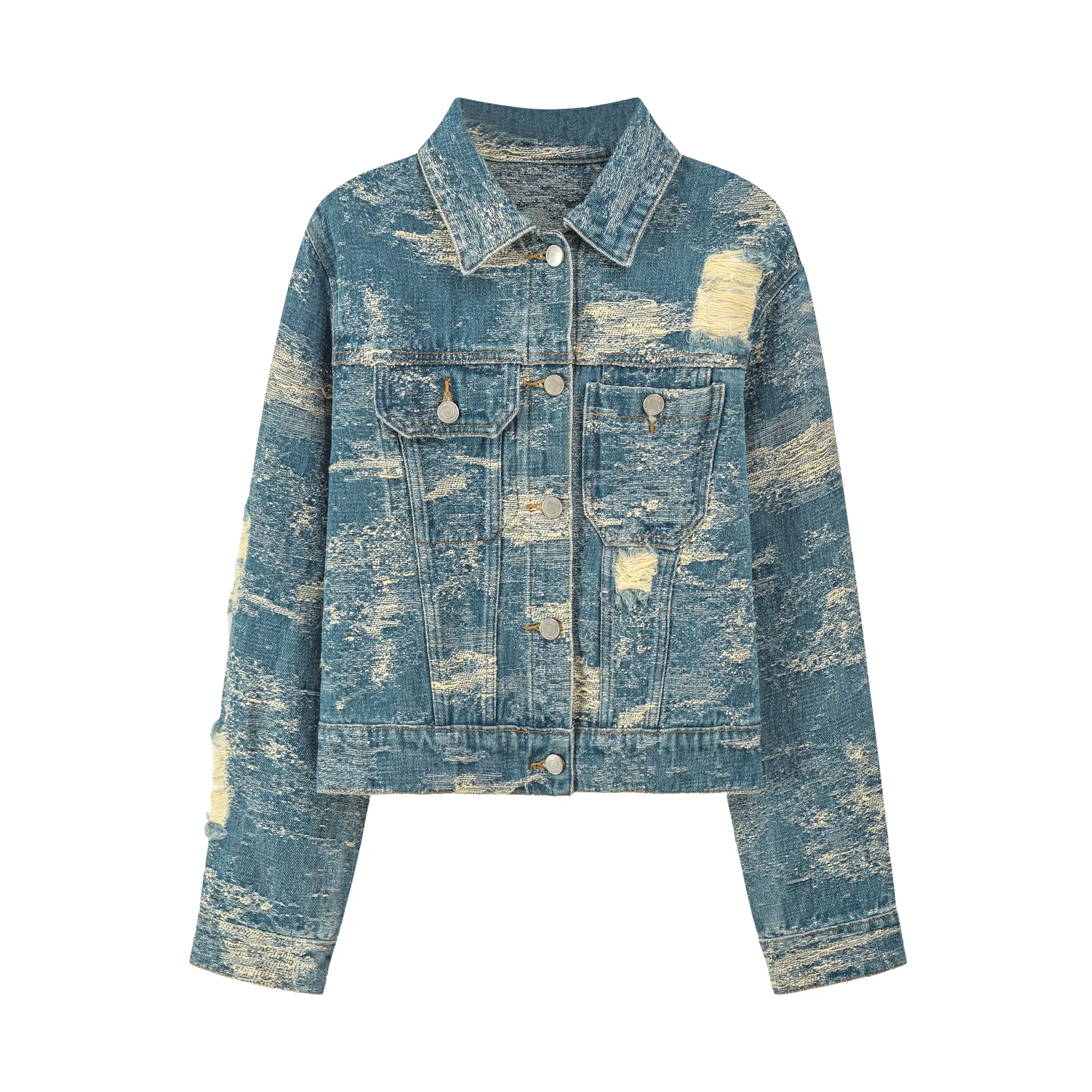 No Time For Wandering Denim Jacket