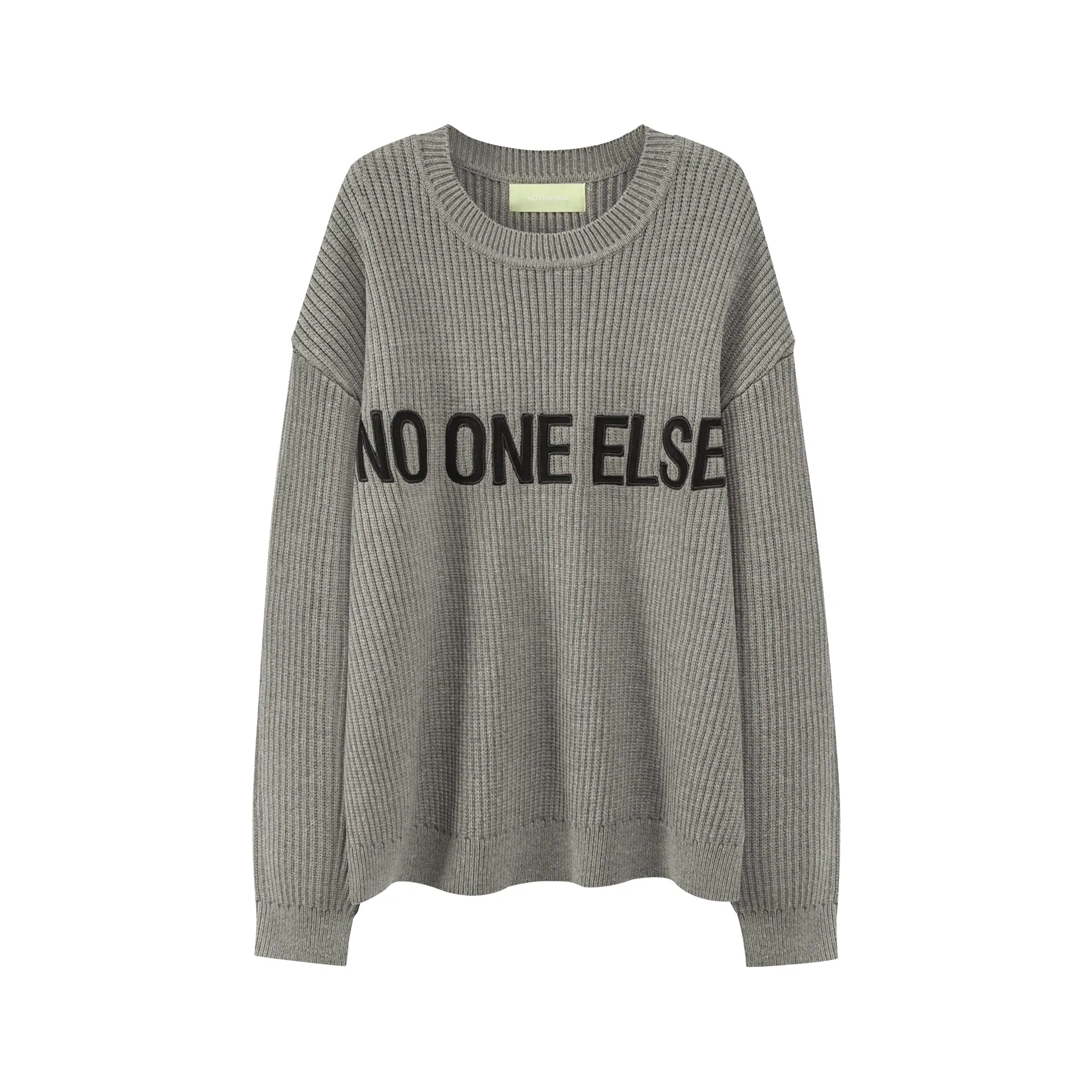 Noe Lettering Knit Sweater