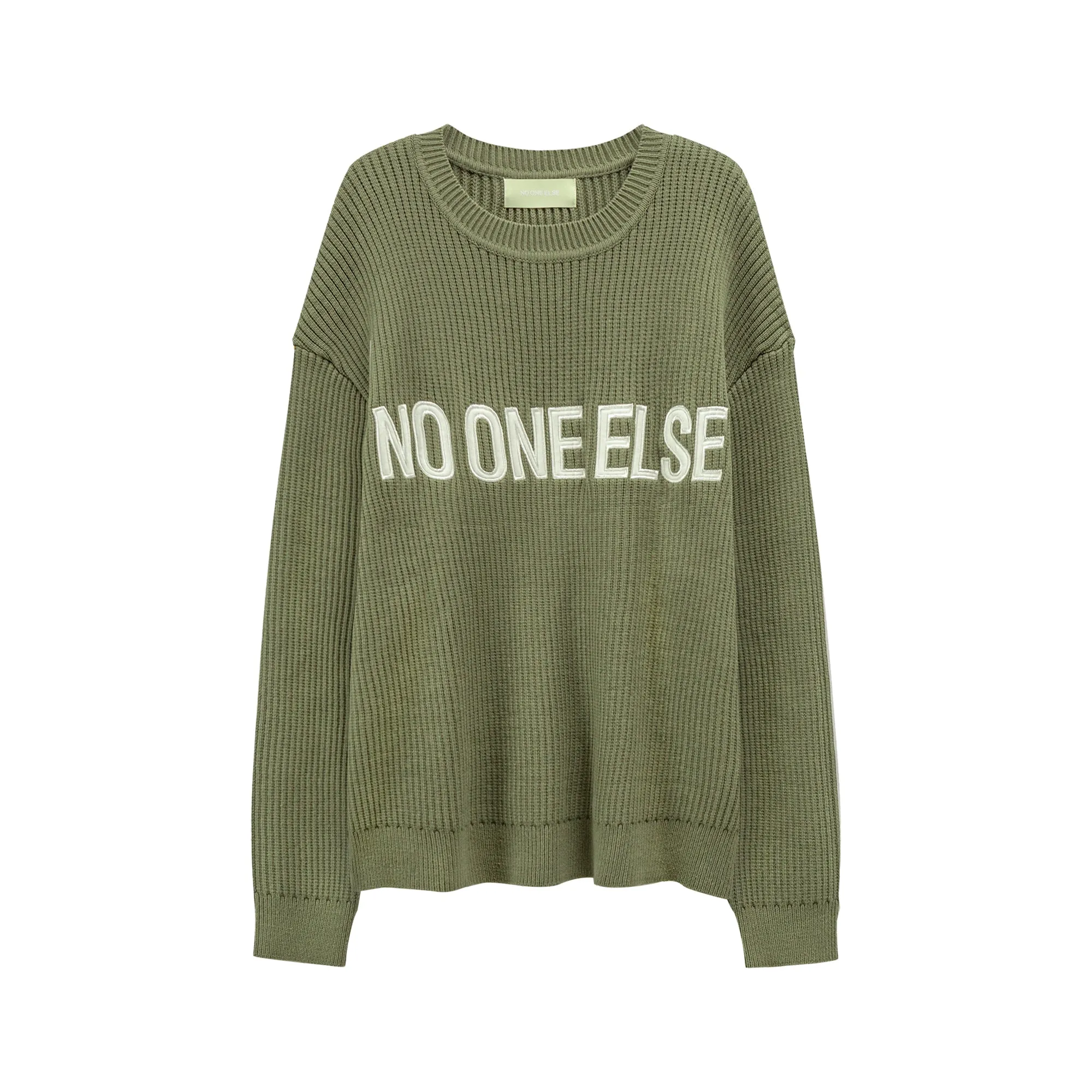 Noe Lettering Knit Sweater