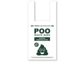 Poo Easy Tie handles Dog Waste Bags (120 bags) - Non Scented