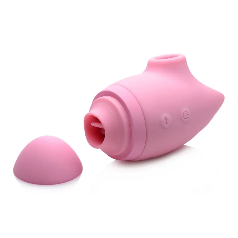 Shegasm Kitty Licker 5x Triple Clit Stimulator - Pink