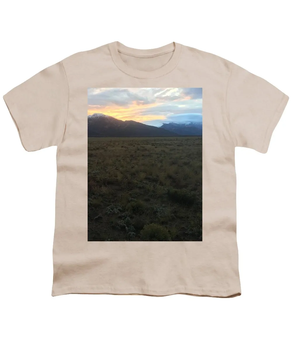 Snowy Morning Mists Crestone - Youth T-Shirt