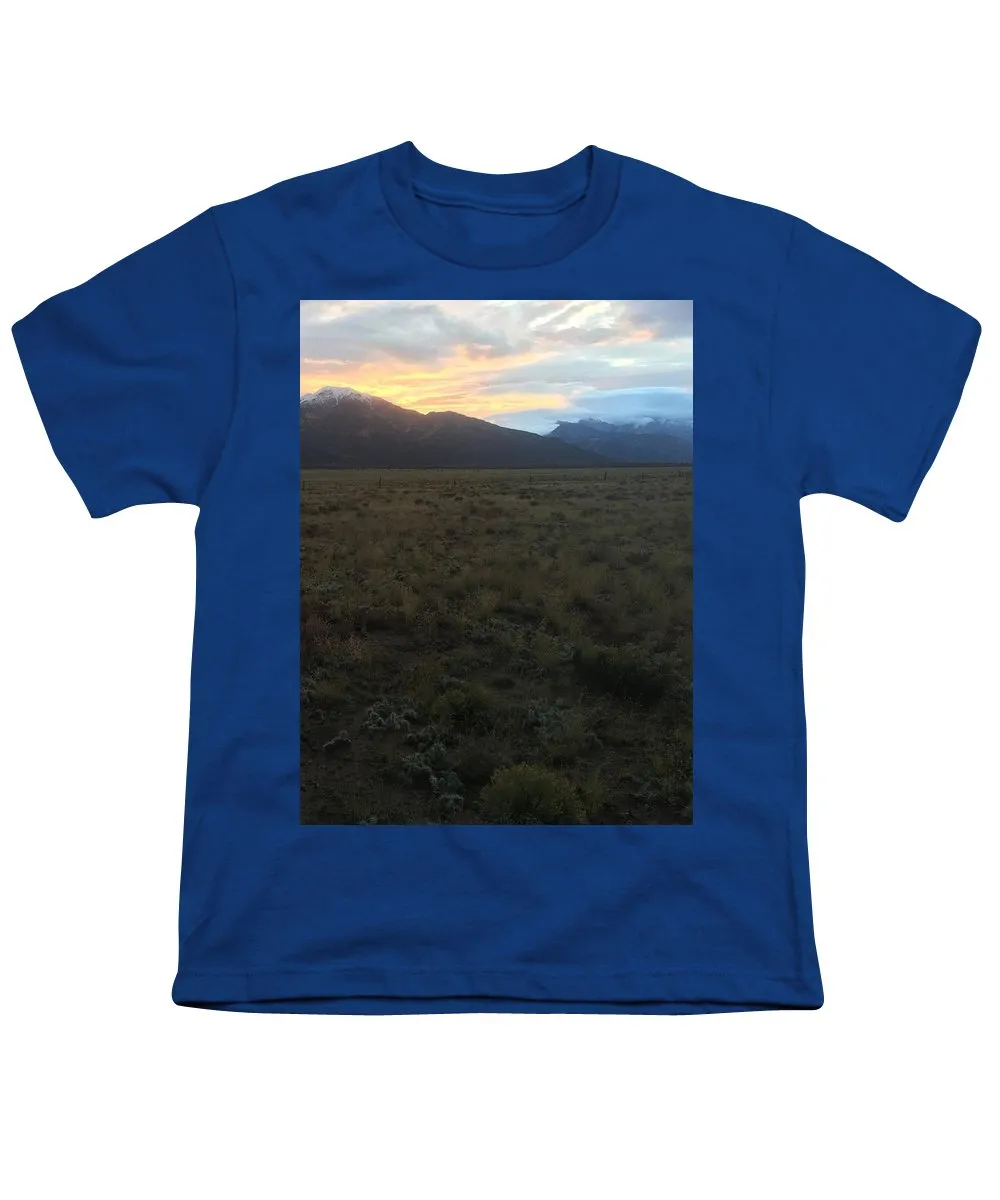 Snowy Morning Mists Crestone - Youth T-Shirt