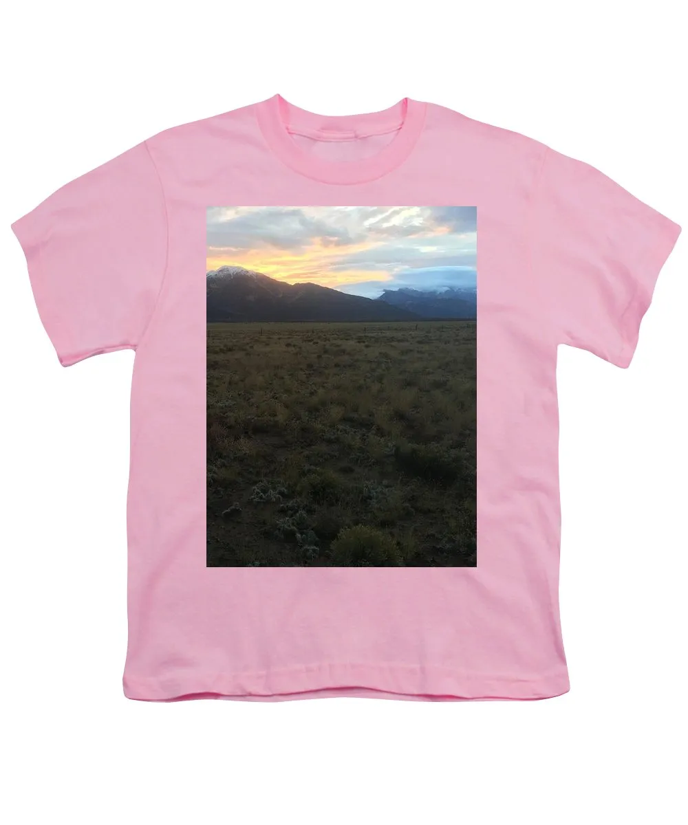 Snowy Morning Mists Crestone - Youth T-Shirt