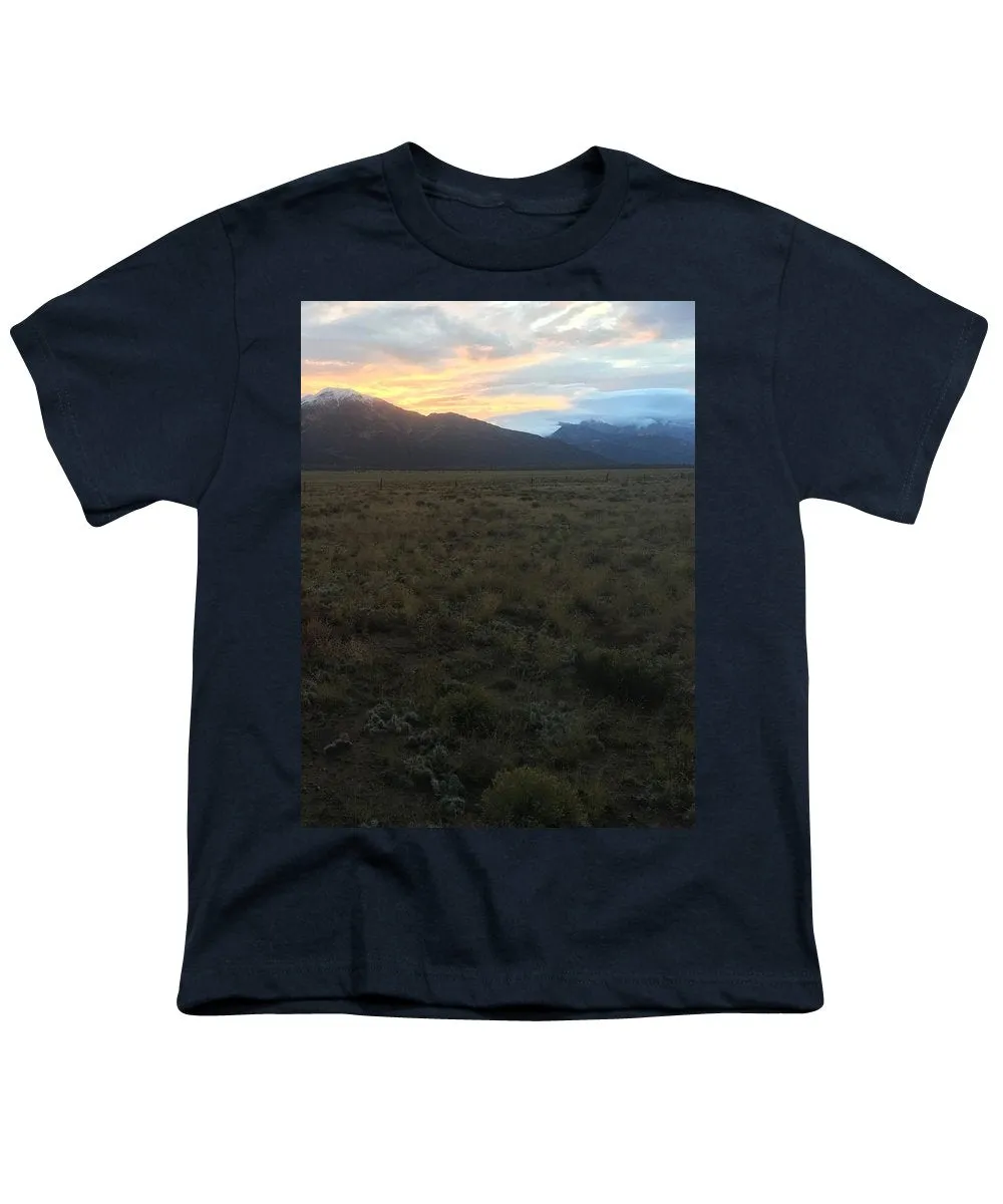 Snowy Morning Mists Crestone - Youth T-Shirt