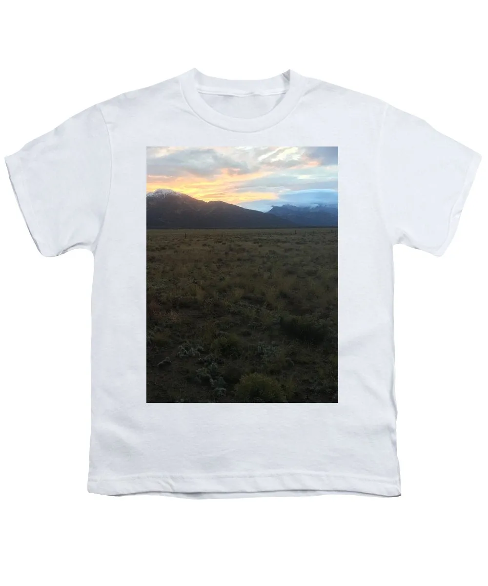 Snowy Morning Mists Crestone - Youth T-Shirt