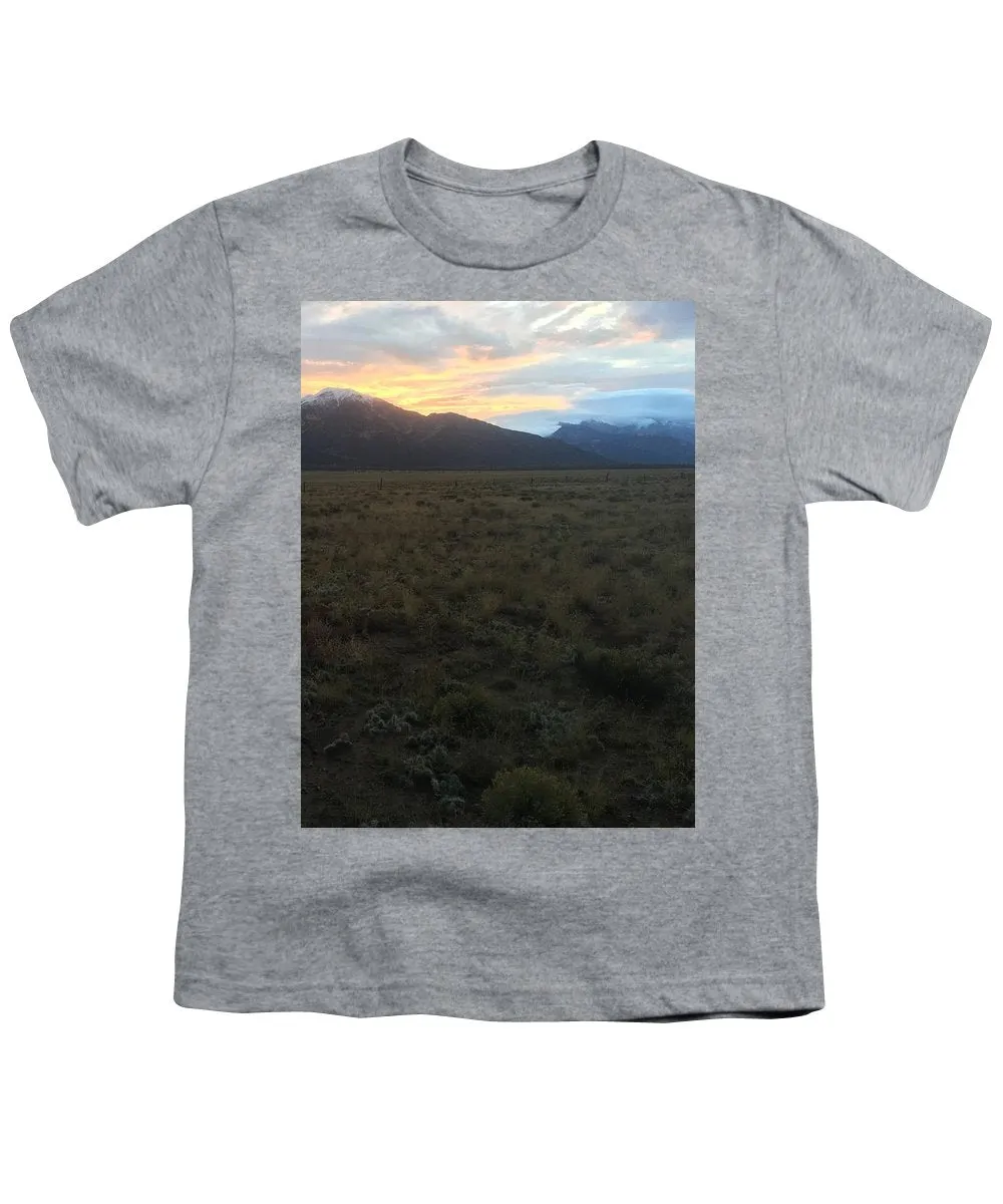 Snowy Morning Mists Crestone - Youth T-Shirt