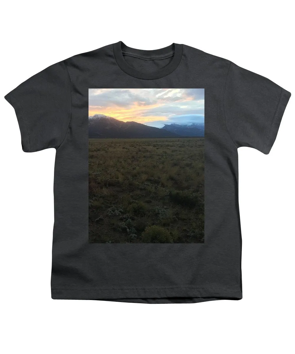 Snowy Morning Mists Crestone - Youth T-Shirt