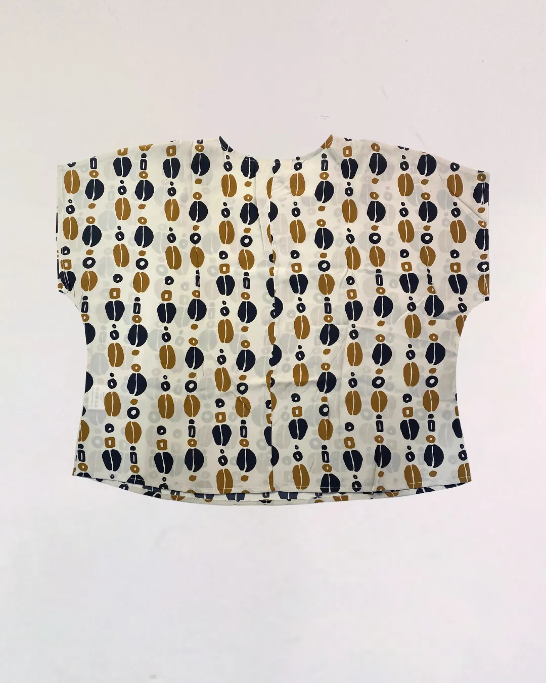 Sofi Square Neck Top in Kauri Print