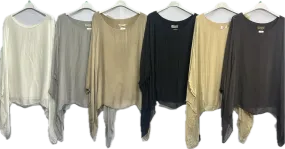 Solid Silk Tops