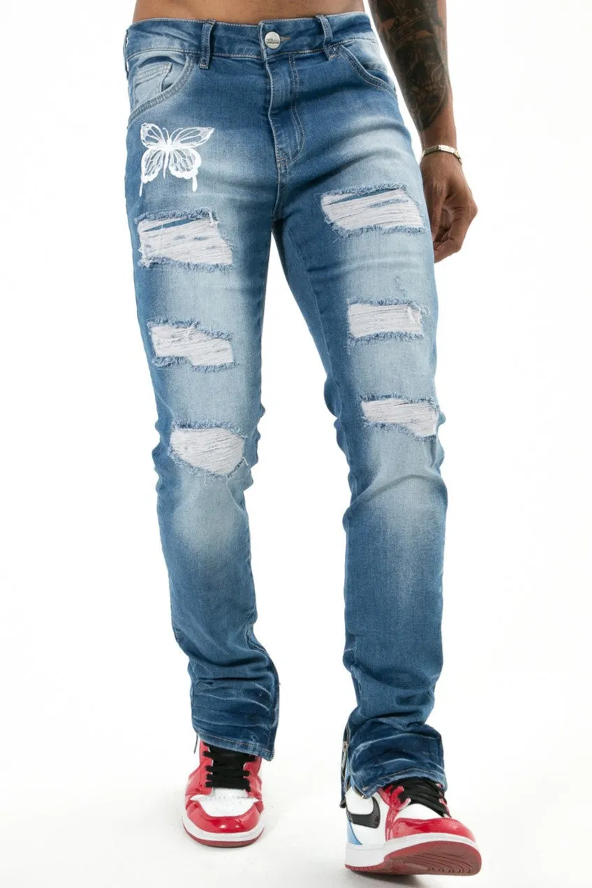 THE SELVIN FLARED JEANS