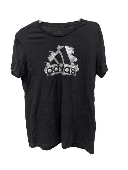 Vintage Black Adidas T-Shirt Large