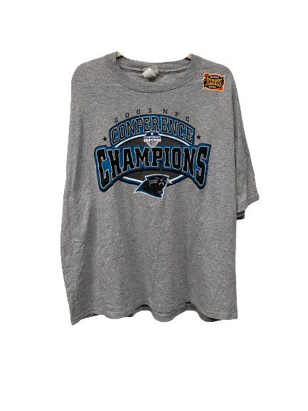 Vintage Panthers NFC Champions Grey T-Shirt XX Large