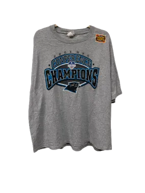 Vintage Panthers NFC Champions Grey T-Shirt XX Large